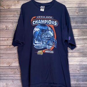 1998 Denver Broncos AFC champions shirt